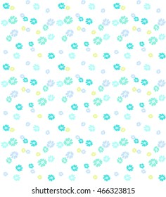 Ditsy floral pattern with small flowers