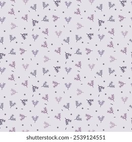 Ditsy Blumenmuster. Kleine kleine Blume Muster Hintergrund. Nahtloses Muster wiederholen. Ditsy-Print. Liberty-Stil. Botanische Oberflächengestaltung. Ditsy Blumenblume für Mode, Textur, Umhüllung, Dekoration