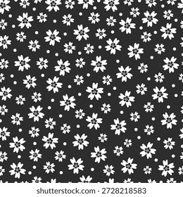 Fondo floral sucio del patrón inconsútil