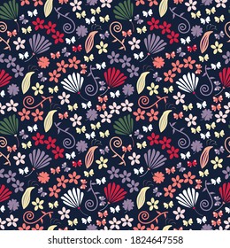 Diseño de patrones sin fisuras Ditsy Floral