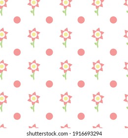 Diseño de patrones sin soldadura de flor Ditsy