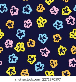 Ditsy Floral seamless pattern design for fashion textiles, graphics, backgrounds and crafts