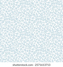 Ditsy floral seamless pattern. Small little flower pattern background. Repeat pattern. Ditsy print. Liberty style. Botanic surface design. Ditsy floral for fashion, texture, fabric, wrapping, decor