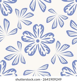 Ditsy floral seamless pattern. Small little flower pattern background. Repeat pattern. Ditsy print. Liberty style. Botanic surface design. Ditsy floral for fashion, texture, fabric, wallpaper, decor