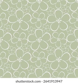 Ditsy floral seamless pattern. Small little flower pattern background. Repeat pattern. Ditsy print. Liberty style. Botanic surface design. Ditsy floral for fashion, texture, fabric, wallpaper, decor