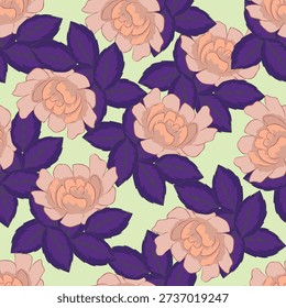 Ditsy floral seamless pattern. Small little flower pattern background. Repeat pattern. Ditsy print. Liberty style. Botanic surface design. Ditsy floral for fashion, texture, fabric, wallpaper, decor