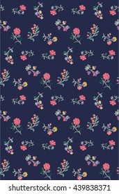 ditsy floral vintage cute pattern