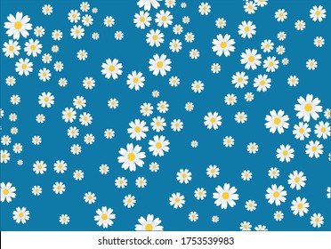 ditsy flower design hand drawn  spring daisy flower hand drawn vector fabric towel design pattern polka dot summer print  ditsy flower 
stationery,towel,linens,sationary,pack,packetillustration