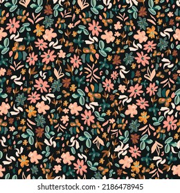 
Ditsy Flower Seamless Fabric Design Pattern