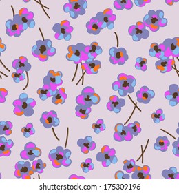 ditsy flowers print ~ seamless background