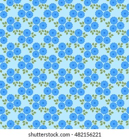 ditsy pastels floral print. Pattern with flowers.
