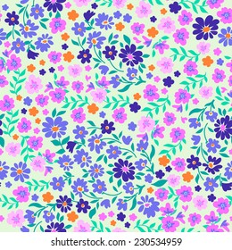 ditsy pastels  seamless floral print