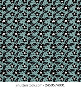 Ditsy print. Seamless  vector floral pattern with small flowers. Elegant Colorful floral pattern for background, texture, fabric, wallpaper, wrapping paper, textile, clothing, print or others.