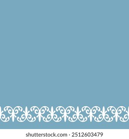 Ditsy Snowflake Blue, Azul monocromático, brancos, Cores bege, padrão sem emenda, impressão de fundo