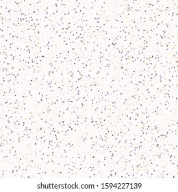 Ditsy Tiny Confetti Sprinkles Seamless Vector Pattern. Random Tiny Party Flecks All Over Print for New Year Celebration, Birthday Decor, Scrapbook Paper. Light White Washi Paper Background. EPS10