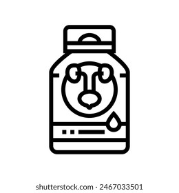 diuretics medicines pharmacy line icon vector. diuretics medicines pharmacy sign. isolated contour symbol black illustration