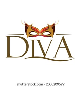 The Diva Theme With Masquerade Glasses Design Concept