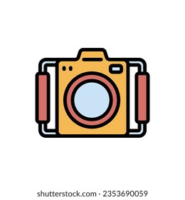Dive Camera Icon Vector Illustration