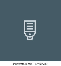 Dive Computer vector icon. Dive Computer concept stroke symbol design. Thin graphic elements vector illustration, outline pattern for your web site design, logo, UI. EPS 10.