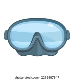 Dive equipment icon cartoon vector. Scuba mask. Summer water travel