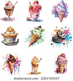 Dive into the delightful world of ice cream that will make you want to decorate your event. Which these icons are beautifully crafted into various forms of ice cream From classic flavors.