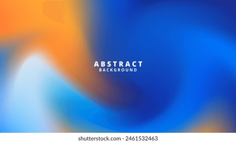 Dive into the enchanting blue and orange abstract mesh blur background. Captivate your audience with modern ads, websites, and social media designs