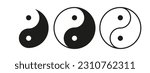 Dive into the fascinating concept of Yin and Yang with this collection of vector illustrations, depicting the harmonious balance between contrasting forces.