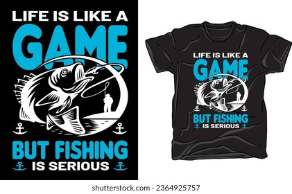 Dive into fishing fashion with our T-shirt. Sporting angler-inspired designs and comfortable fit, it's a must-have for fishing enthusiasts. Reel in style and showcase your passion