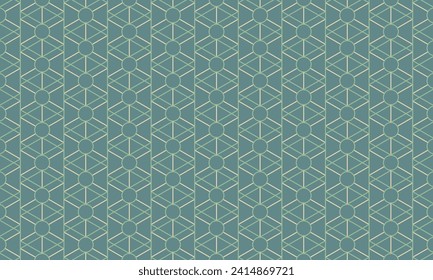 Sumérjase en la sofisticación moderna con este patrón geométrico verde o teal. Ideal para añadir un toque elegante y vibrante a sus diseños.