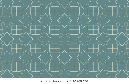 Dive into modern sophistication with this green or teal geometric pattern. Perfect for adding a chic and vibrant touch to your designs.