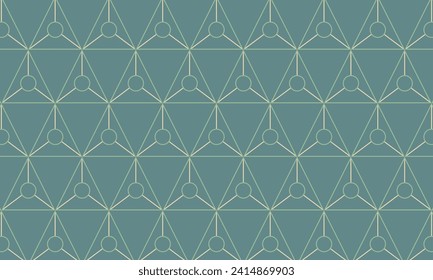 Sumérjase en la sofisticación moderna con este patrón geométrico verde o teal. Ideal para añadir un toque elegante y vibrante a sus diseños.