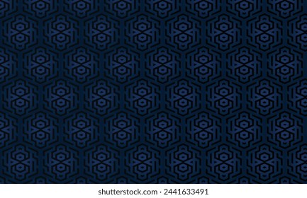 Tauchen Sie ein in moderne Eleganz mit diesem fesselnden blauen Gradienten geometrischen Muster. Perfekt, um Ihren Designs einen schicken und stilvollen Touch zu verleihen.