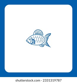 Dive into success with our captivating fish logo template. It's the perfect catch for your aquatic-themed business or brand.