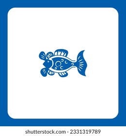 Sumérjase en el éxito con nuestra fascinante plantilla de logotipo de pescado. Es el punto de partida perfecto para su negocio o marca con temática acuática.