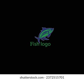 Dive into success with our fish-themed logo! A perfect template for your brand identity.