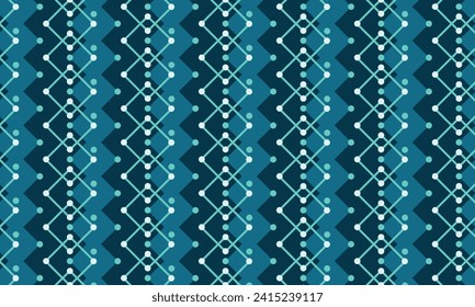 Dive into tranquility with this blue or mint geometric pattern. Perfect for adding a calm and stylish touch to your contemporary designs.