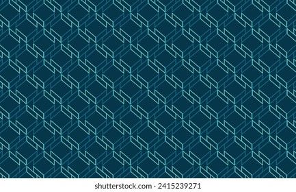 Dive into tranquility with this blue or mint geometric pattern. Perfect for adding a calm and stylish touch to your contemporary designs.