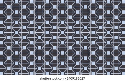 Dive into tranquility with this captivating blue geometric abstract pattern design. Merging precision with a soothing color palette.