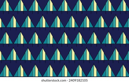 Dive into tranquility with this captivating blue geometric abstract pattern design. Merging precision with a soothing color palette.