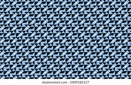 Dive into tranquility with this captivating blue geometric abstract pattern design. Merging precision with a soothing color palette.