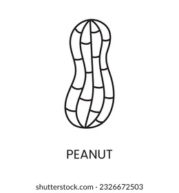 Dive into the world of flavors with the visually captivating Peanut line vector Icon, a representation that captures the essence and allure of this beloved and versatile nut.