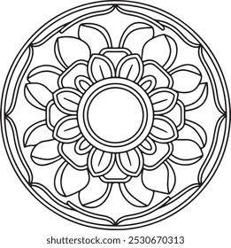 Dive into the world of geometric mandala patterns! Perfect for coloring, tattoos, henna, and relaxation. Unleash your creativity with these intricate designs that inspire tranquility.