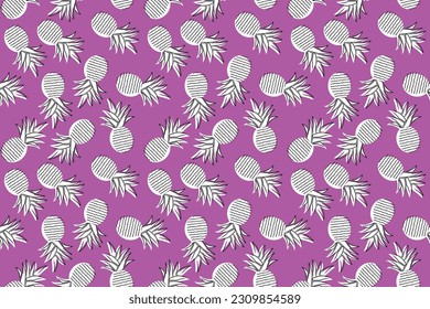 Dive into a world of tropical enchantment with this mesmerizing pineapple pattern. Let its whimsical design and vibrant colors ignite your imagination and bring your creations to life.