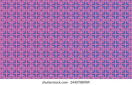 Dive into a world of vibrant contrast with this pink and blue geometric pattern. Perfect for modern and stylish designs.