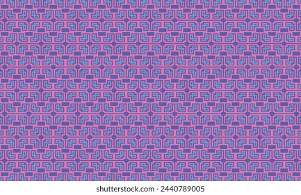 Sumérgete en un mundo de contraste vibrante con este patrón geométrico rosa y azul. Perfecto para diseños modernos y con estilo.