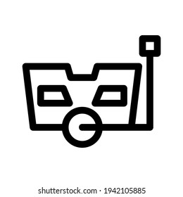 dive mask icon or logo isolated sign symbol vector illustration - high quality black style vector icons
