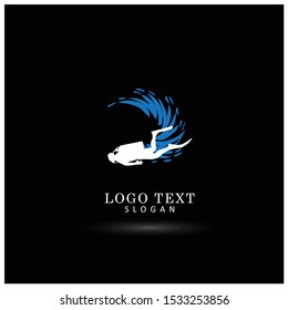 Dive & Scuba Logo. Symbol & Icon Vector Template.