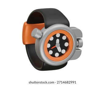 dive watch icon 3d illustration render