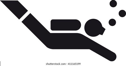 a DIVER glyph icon