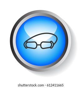  Diver icon flat.